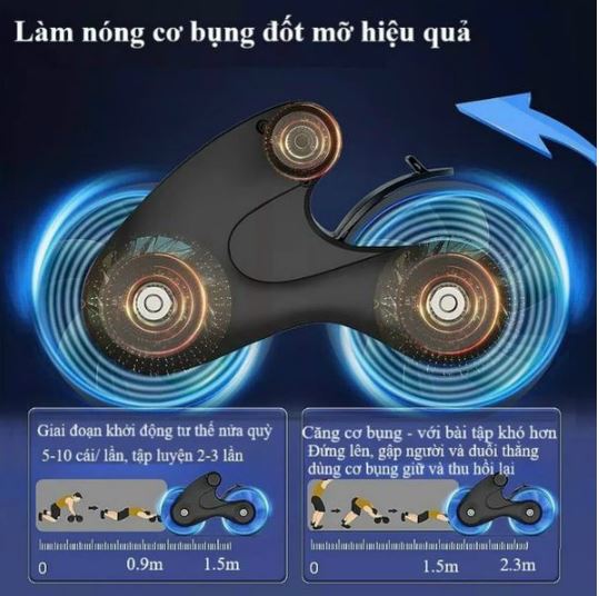 CON LĂN TẬP BỤNG THẾ HỆ MỚI CHỐNG TRƯỢT, CHỐNG ỒN, HIỆU QUẢ HƠN - HÀNG CHÍNH HÃNG
