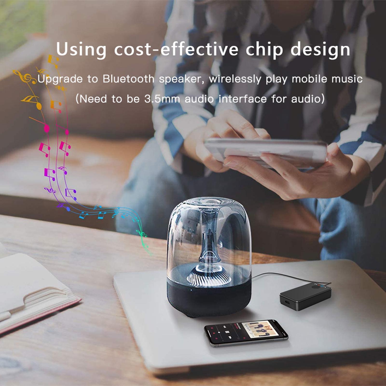 Wireless  v5.0  Receiver 3.5mm Audio   Aux Adapter