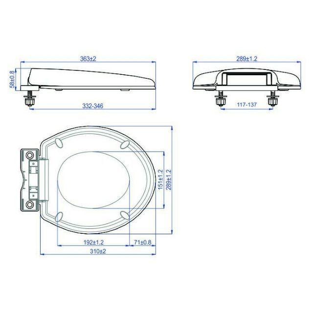 HA25 - Nắp bồn cầu trẻ em rơi êm