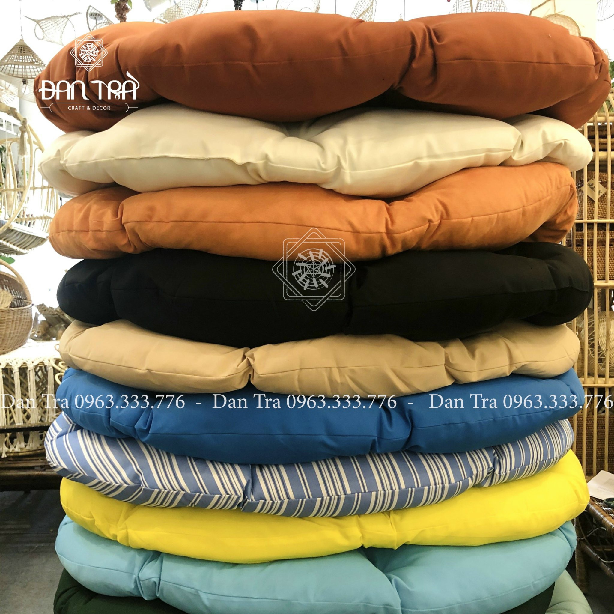 [SIZE TRUYỀN THỐNG] Ghế Papasan 100% Tự Nhiên Kèm Nệm Cao Cấp , Khách Inbox Tự Chọn Màu Nệm