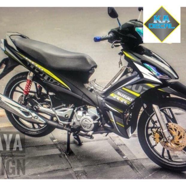 Tem rời Axelo 125 Suzuki dán xe đen