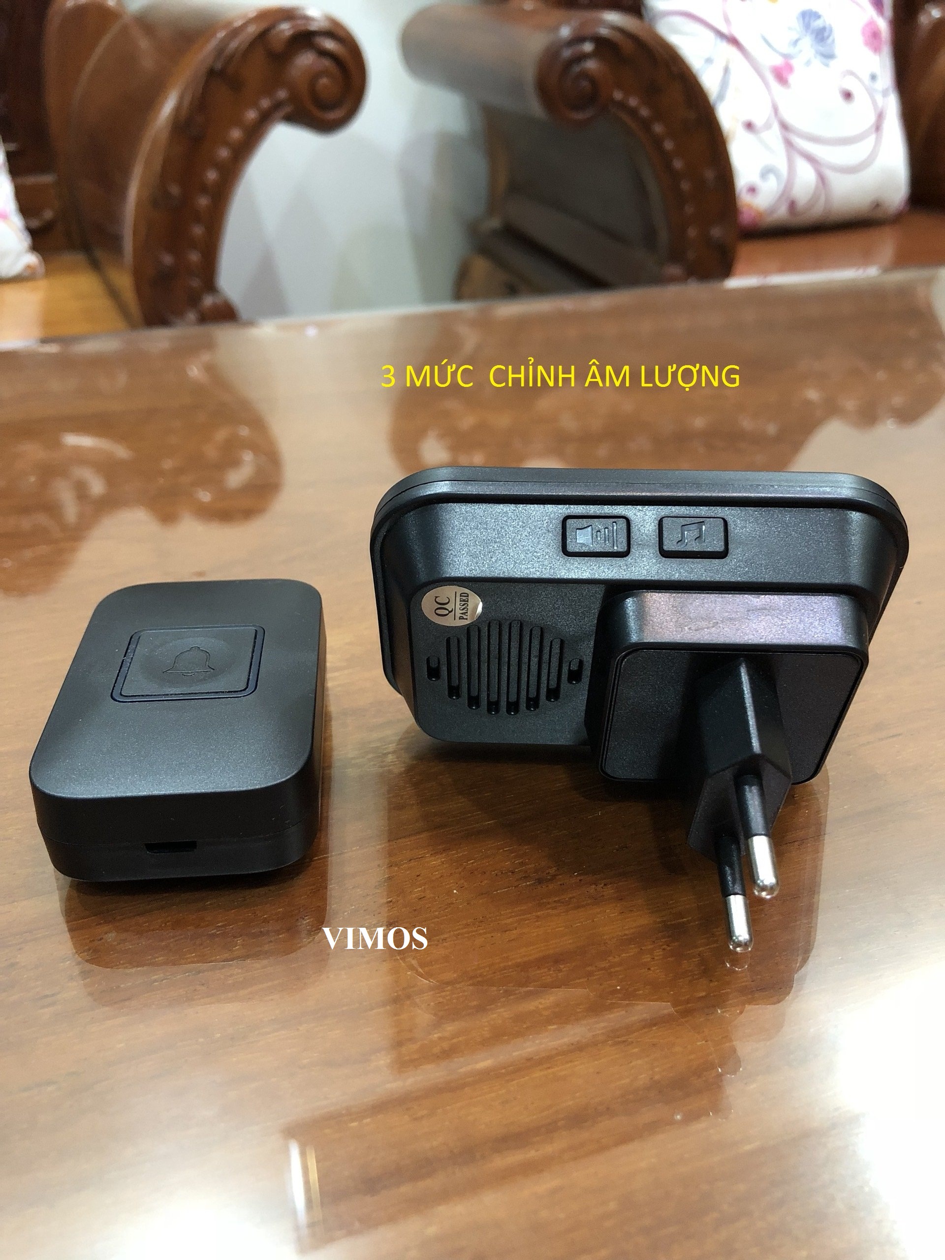 Chuông cửa không dây thông minh, chống nước ,bắt sóng xa VIMOS - C1