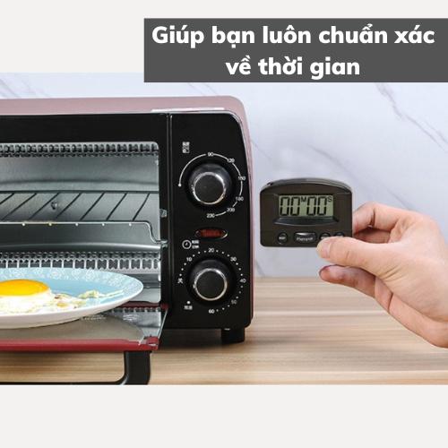 Đồng hồ bấm giờ đa năng tiện lợi có nam châm đồng hồ đếm ngược dùng trong nhà bếp gia đình văn phòng bảo hành 1 đỏi 1