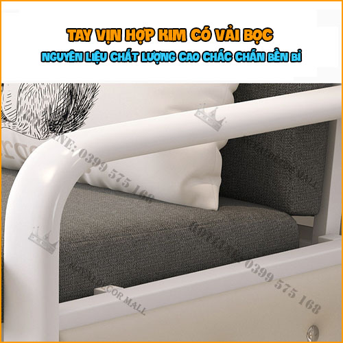 Giường Sofa Đa Năng Thông Minh ROYALDECORHN - Giường Sofa Kéo Thành Ghế Tiện Lợi Khung Sắt, Đệm Bọt Biển - Nội Thất Phòng Ngủ