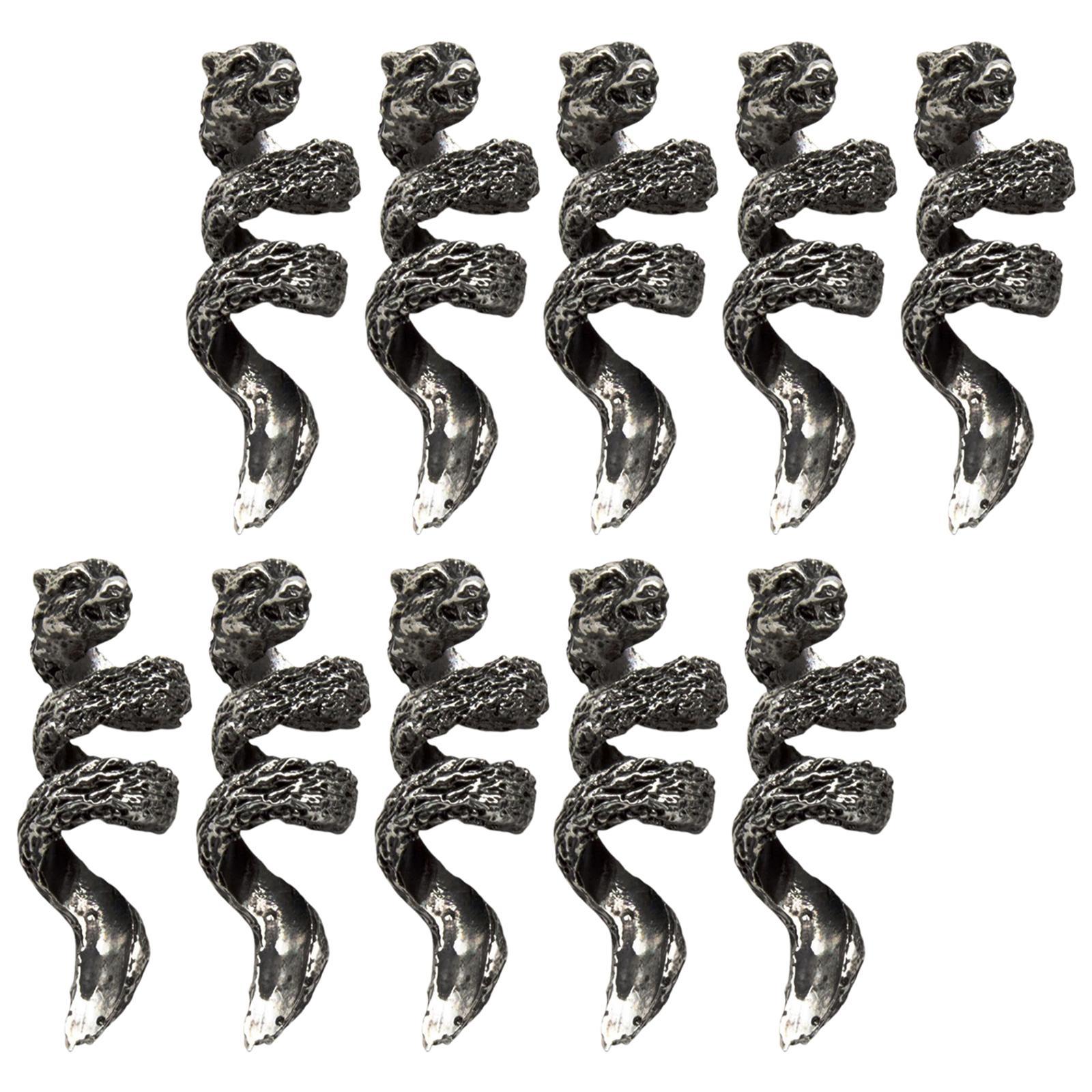 10 Beard Beads Accessory Decoration for Men