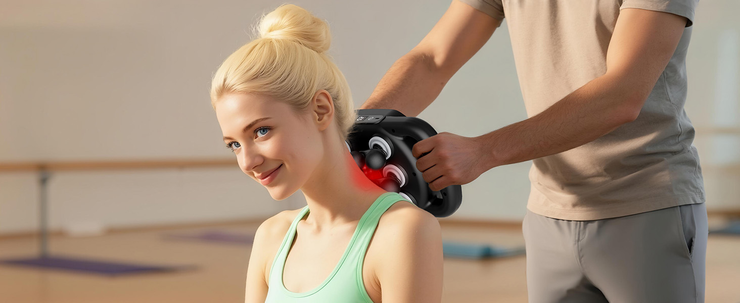 [Tặng củ sạc + cáp sạc] Máy Massage Toàn Thân Cầm Tay 12 Đầu, Máy Mát Xa Đấm Lưng 12 Đầu GDV - Hàng Chính Hãng