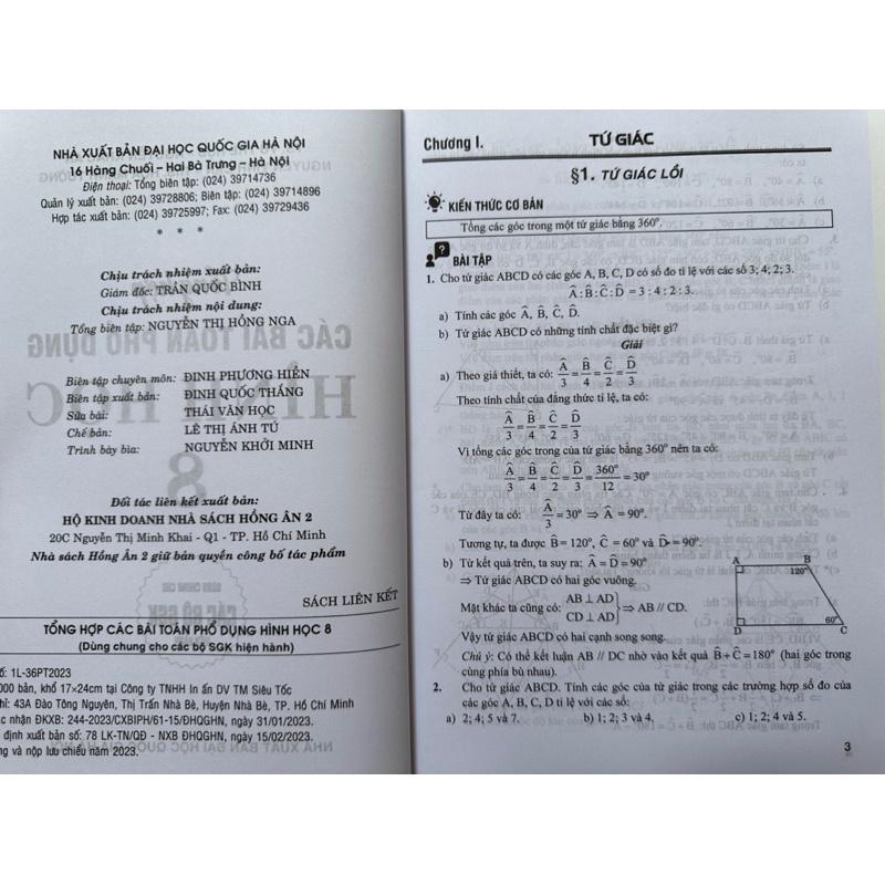 Sách - Tổng hợp các bài Toán phổ dụng Hình học 8-HA-MK