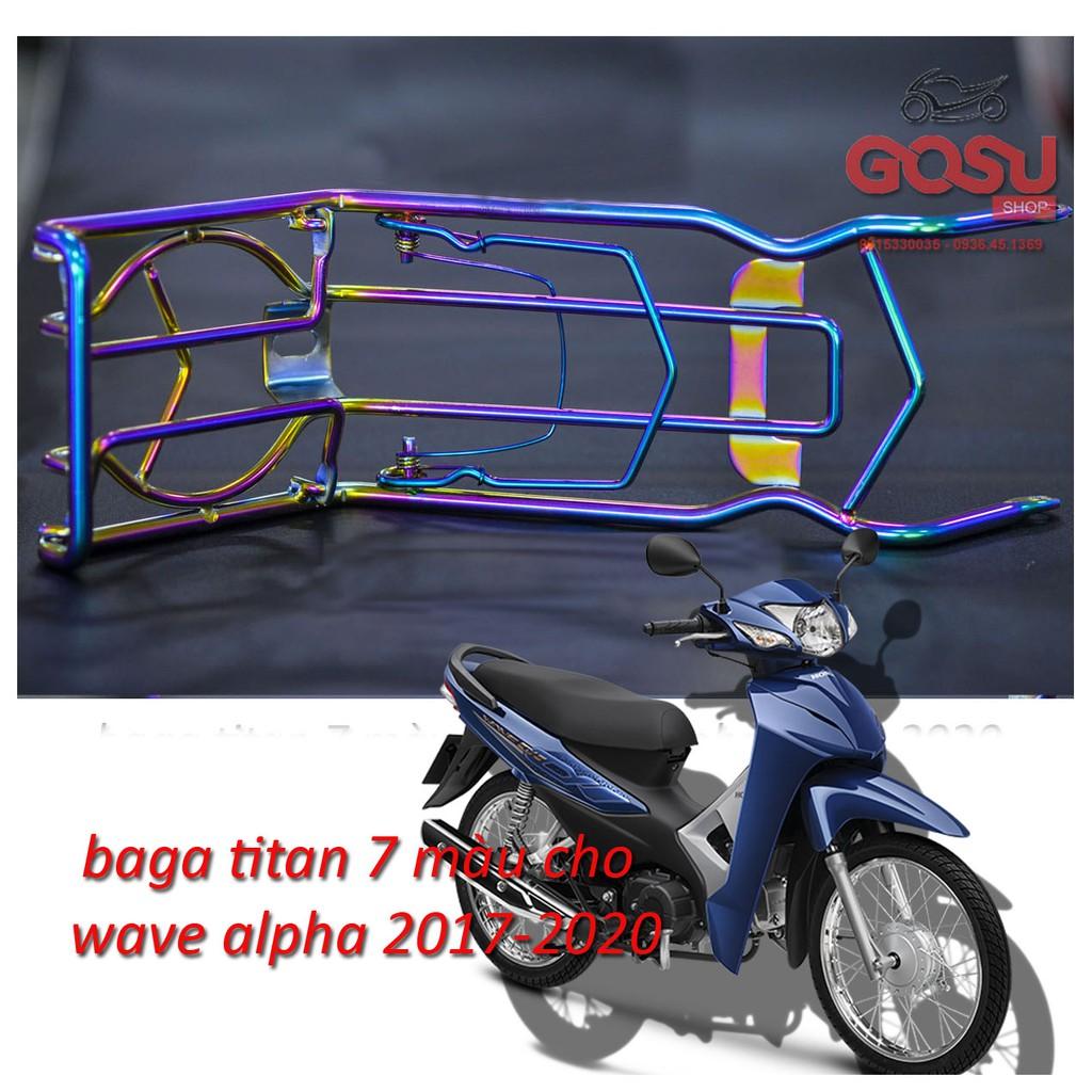 Baga titan xe Wave 2017-2020- 7 màu nổi bật cá tính