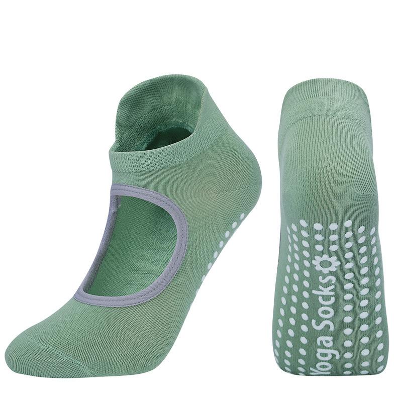 Cộng với kích thước nữ đàn ông yoga pilates vớ thể thao bằng cotton chống trượt trong nhà tập thể dục trong nhà Color: Pink Size: US 5-12 EU35-42