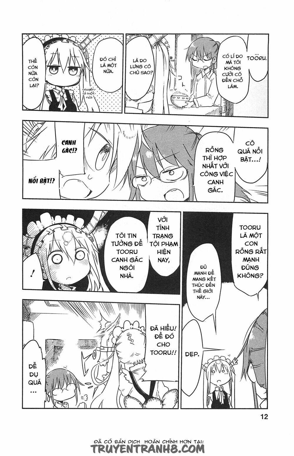 con rồng hầu gái chapter 1 11