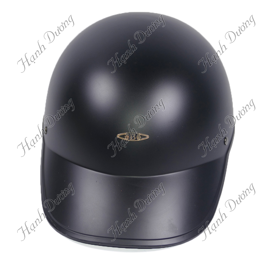 Mũ bảo hiểm thời trang gắn mặt sắt nón lưỡi trai có khoét đuôi dễ dàng buột tóc cao thoải mái