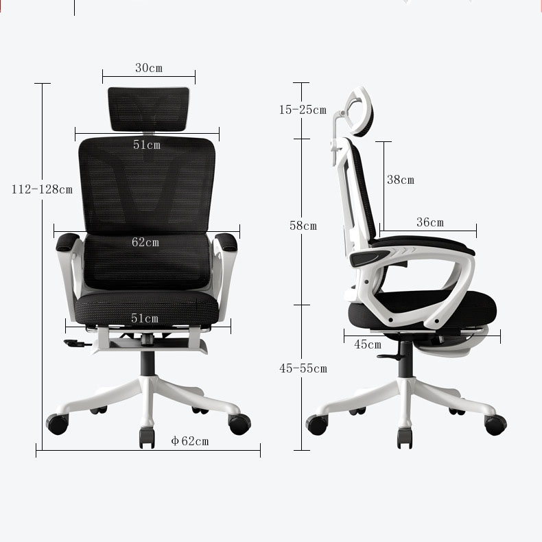 Ghế Xoay Văn Phòng Công Thái Học Ergonomic Có Gác Chân Và Ngả Lưng Sâu Premium G1 , Ghế Xoay Gaming Cao Cấp Nhập Khẩu