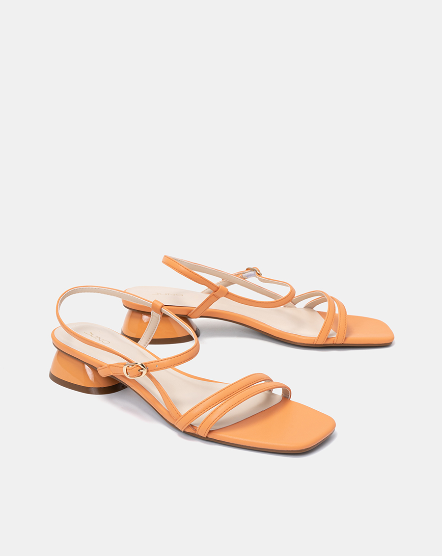 Giày Sandal Nữ 3cm Thời Trang JUNO Quai Mảnh Gót Cách Điệu SD03062