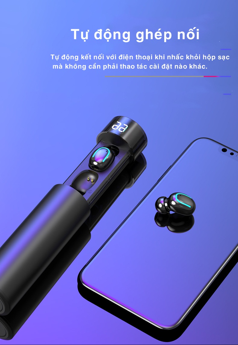 Tai nghe Bluetooth 5.0 Digital T1