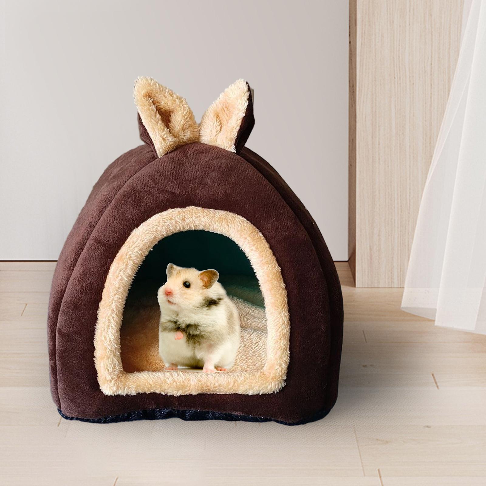 Small Pet Animals Bed Warm Rabbit Cage Nest for Chinchilla Squirrel Hedgehog