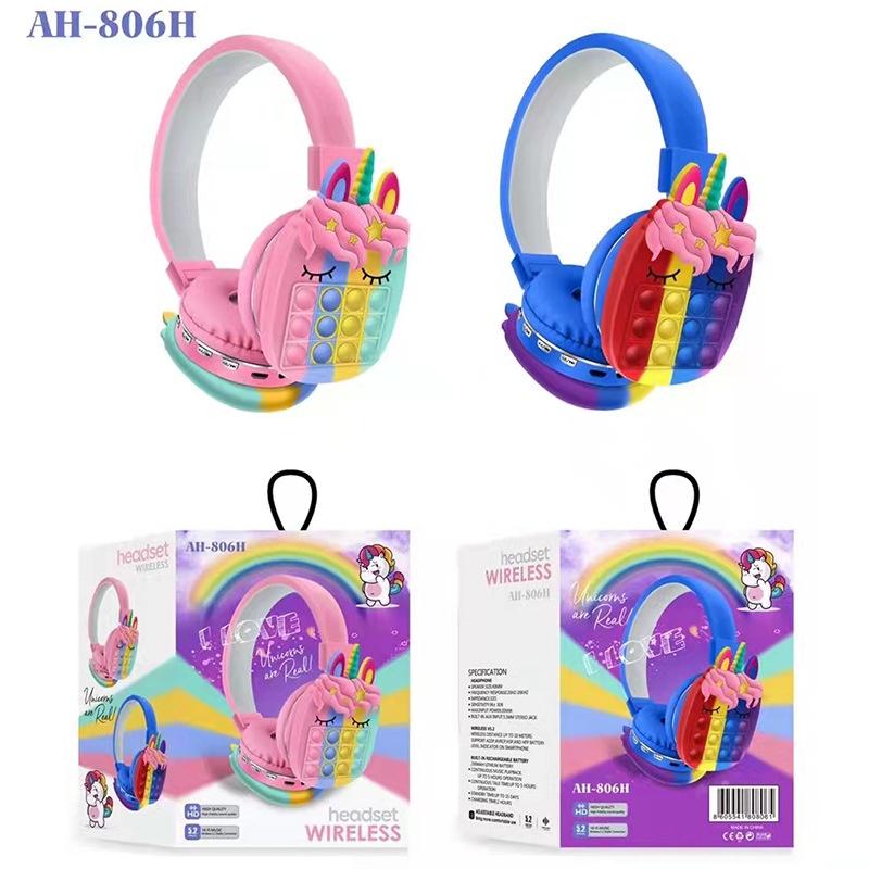 Tai nghe bluetooth chụp tai không dây chống ồn blutooth chơi game tại nghe chụp tai bluetooth không dây có mic thể thao android unicorn tai nghe