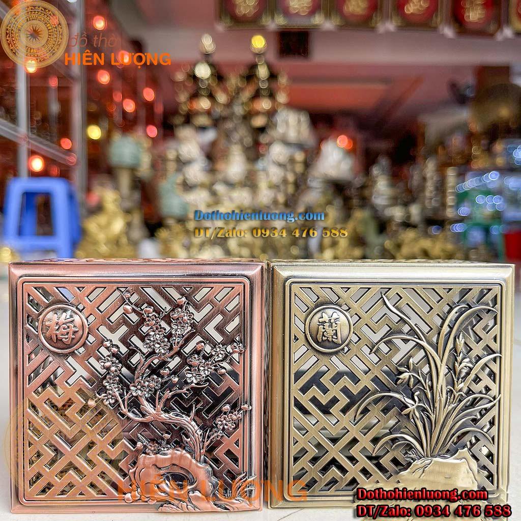 Hộp Xông Trầm Bằng Đồng Phong Thủy - Quà Tặng Đẹp Và Tinh Tế