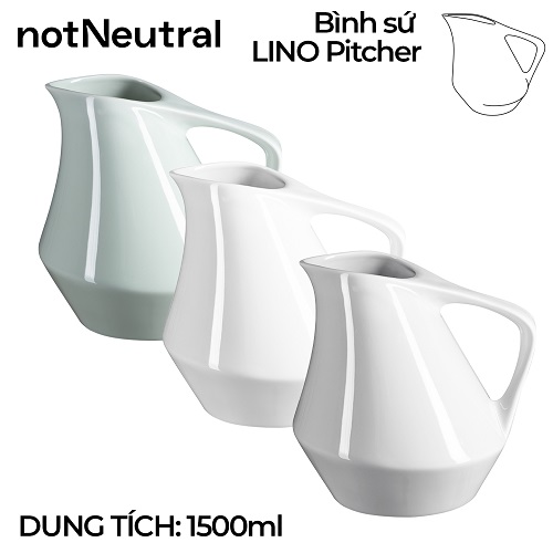 Bình sứ rót nước notNeutral Lino pitcher 1500ml