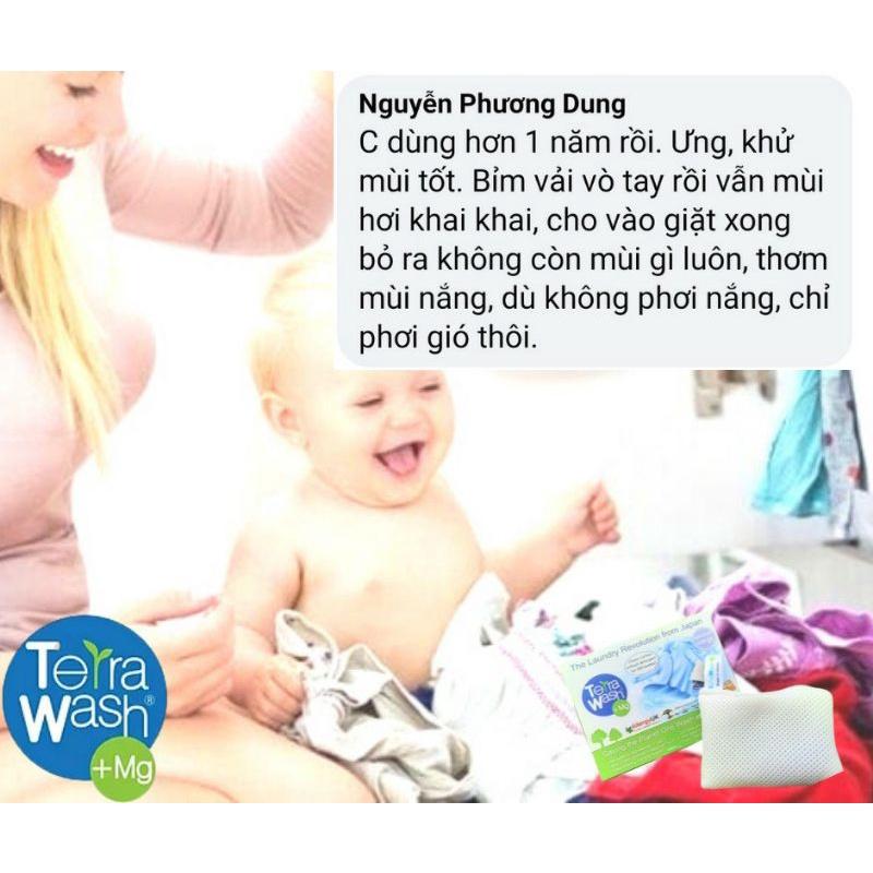 Terra Wash +Mg - Túi Giặt Quần Áo Công Nghệ Nhật Bản, Thay Thế Hoàn Toàn Xà Phòng Và Nước Giặt.