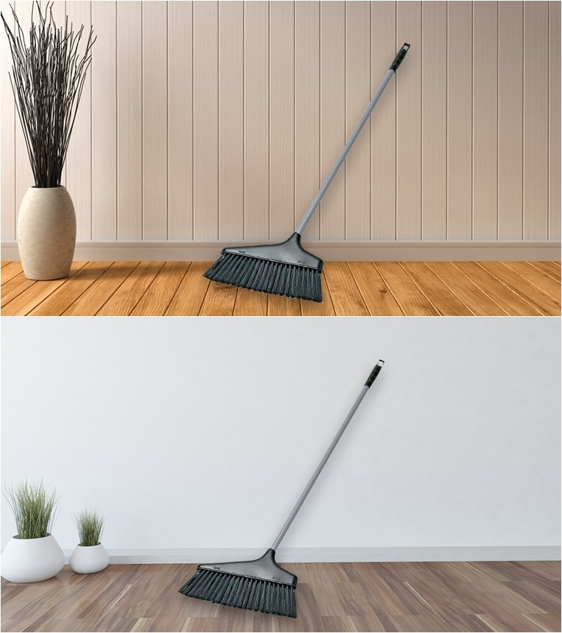 Chổi quét bằng nhựa cán dài nội địa Nhật Bản