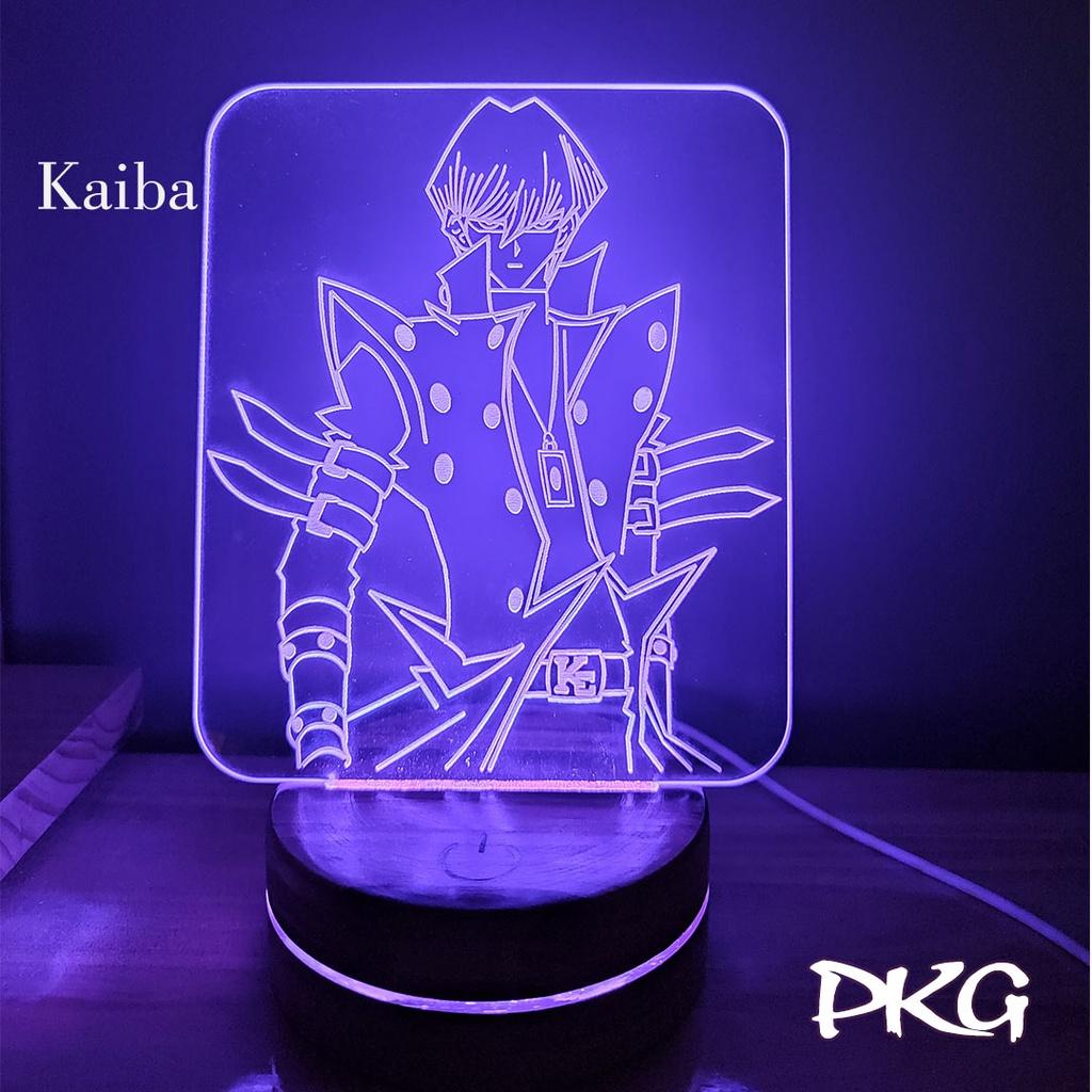 Đèn Ngủ Led 3D KAIBA nhân vật Anime phát sáng 16 màu cảm ứng có điều khiển từ xa