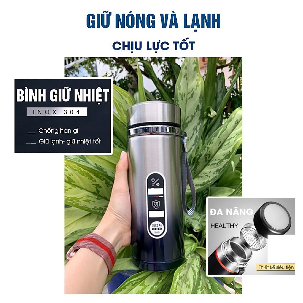 BÌNH GIỮ NHIỆT 1000ML ruột INOX 304 Không Ghỉ giữ cực nhiệt tốt, không bị mùi -N1