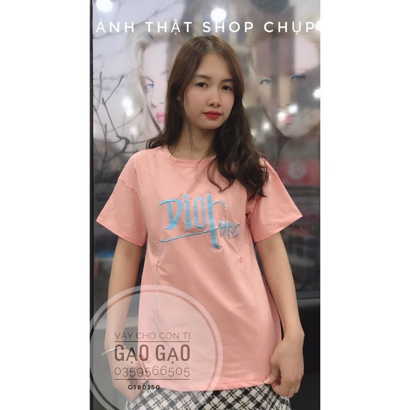 Áo thun coton 3 màu cho con bú ẢNH THẬT SHOP CHỤP