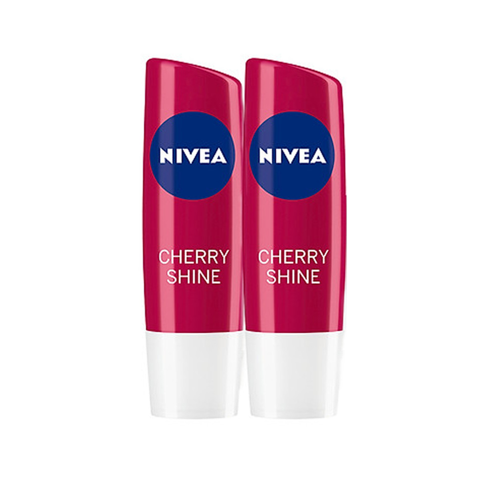 Bộ 2 Son Dưỡng Ẩm Môi Hương Cherry Shine Nivea (4.8g*2)