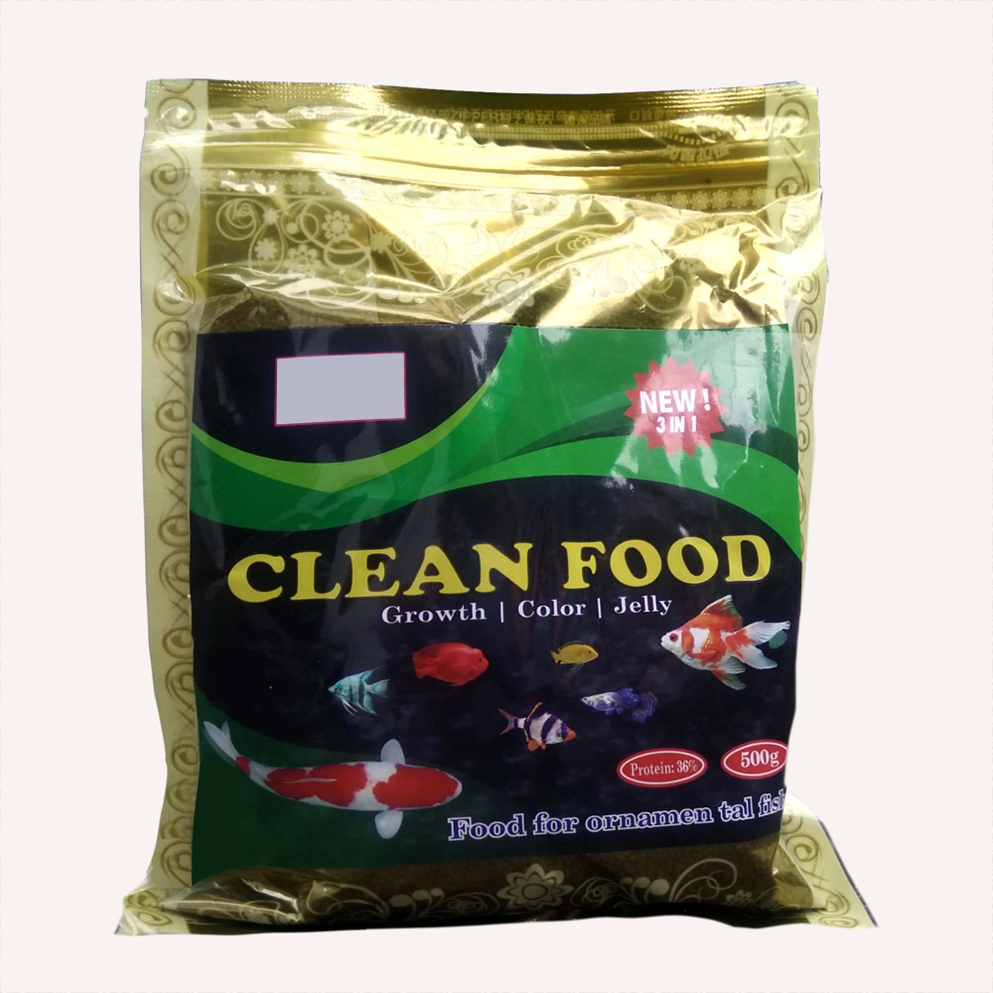 Thức Ăn Cho Cá CLEAN FOOD Cao Cấp, Phù Hợp Mọi Loại Cá Cảnh, Giàu Dinh Dưỡng, Giúp Cá Lớn Nhanh, Lên Màu Đẹp