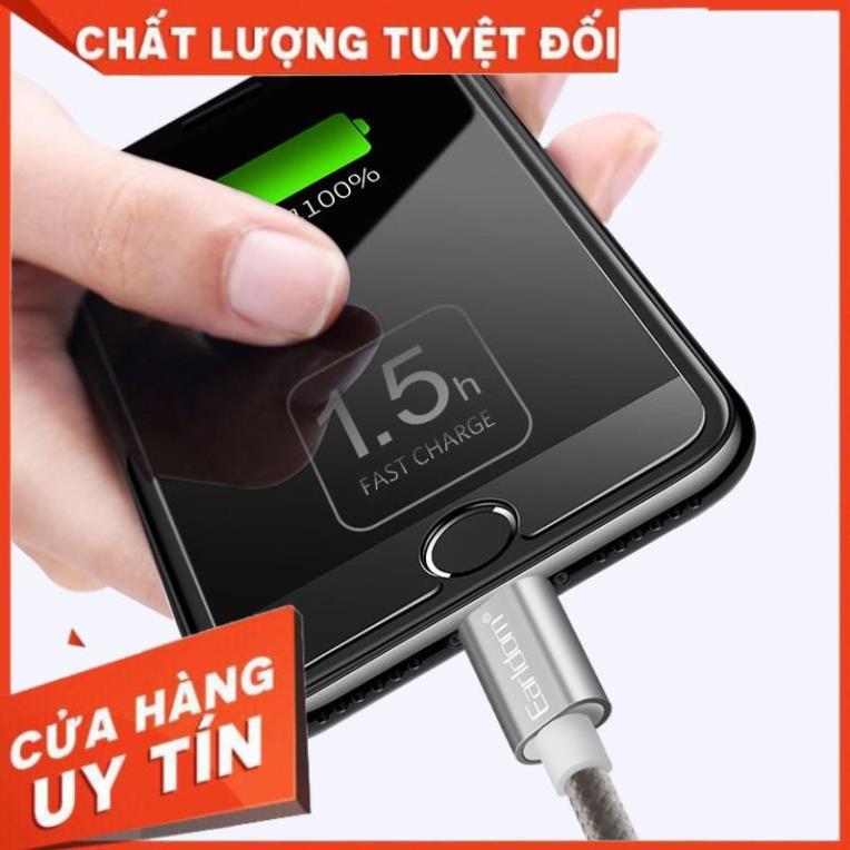 CÁP IP CÁP DÙ 3M EARLDOM EC011I SIÊU RẺ, SIÊU BỀN,  HỖ TRỢ SẠC NHANH  HÀNG CHÍNH HÃNG