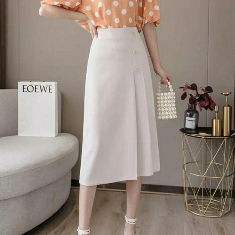 Chân váy dáng dài, Chân váy xếp ly nữ công sở