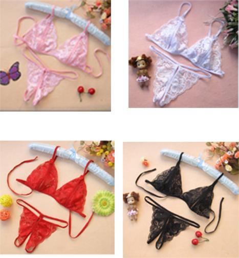 Combo 4 bộ đồ lót nữ phối ren sexy gợi cảm