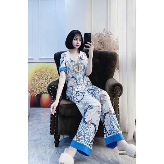 BỘ PYJAMA HOẠ TIẾT 011 CLC- HÀNG QC CAO CẤP