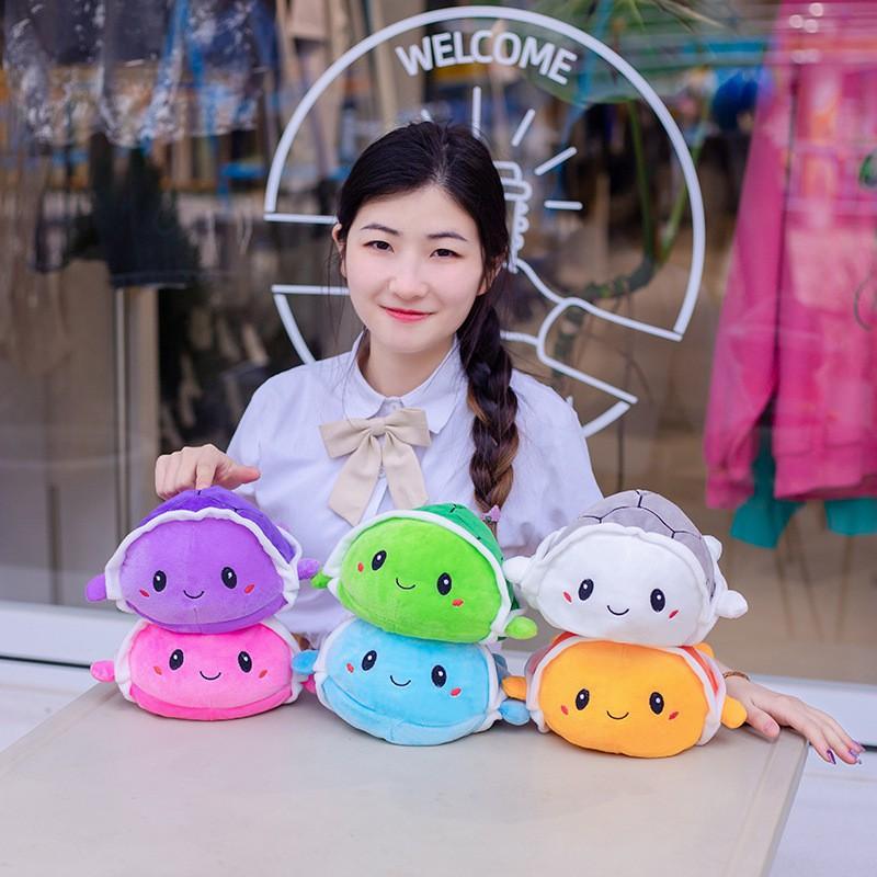 Gấu Bông Rùa Cảm Xúc Nhỏ MINI Cute Nhồi Bông Dễ Thương Size 15