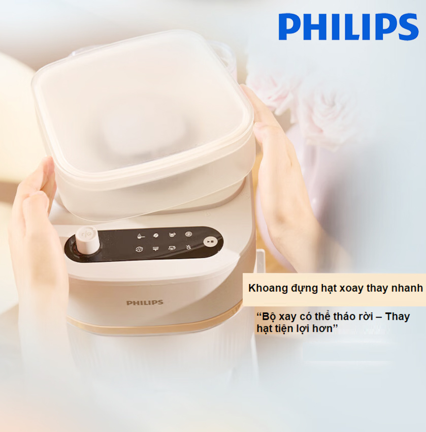 Máy pha cà phê Drip nhỏ giọt, thương hiệu Hà Lan cao cấp Philips Morgen HD7781/90 - Hàng chính hãng (BH 1 NĂM)