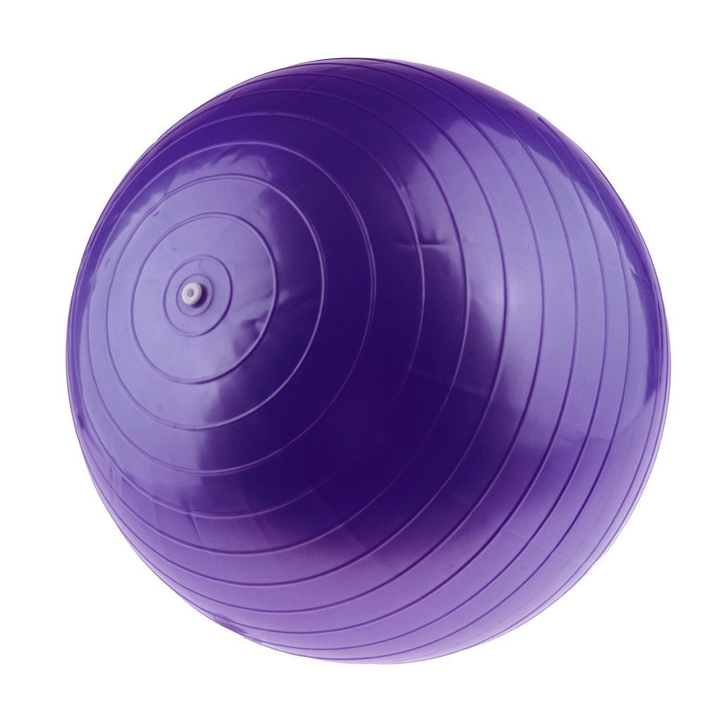 Yoga Exercise Ball Workout Guide Ball  for Balance Stability Fitness, Anti Burst &