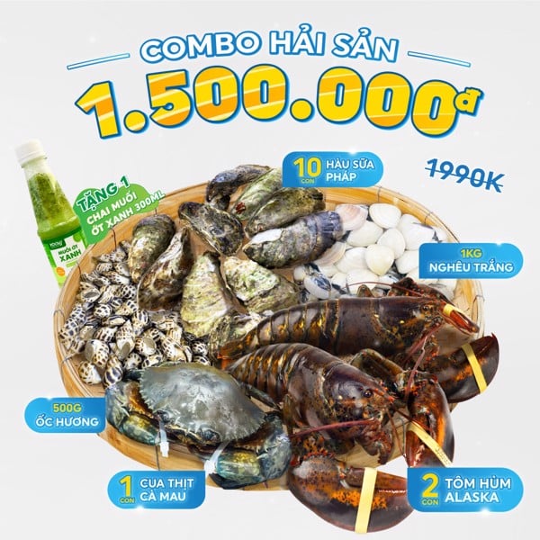 Combo Hải Sản 1,5 Triệu