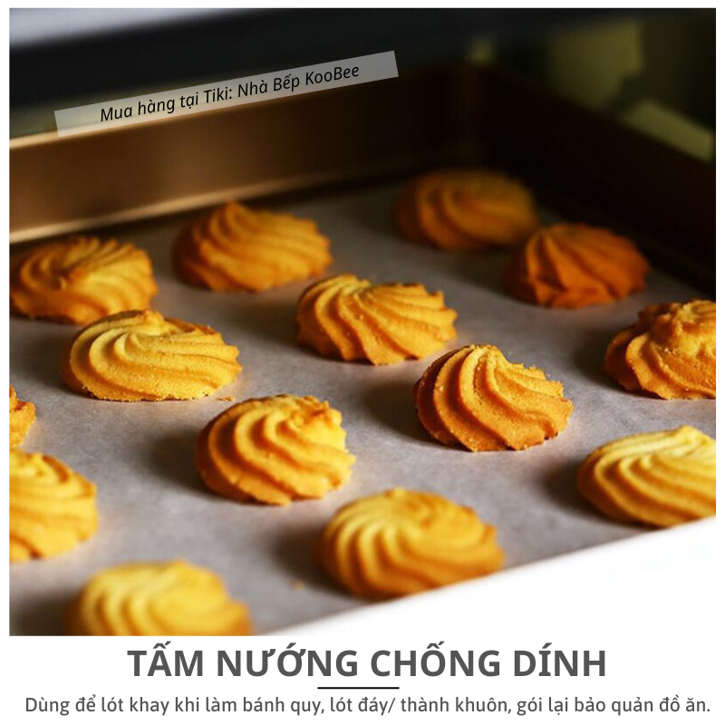 Cuộn giấy nến làm bánh 10 mét - Giấy nướng bánh, thực phẩm chịu nhiệt chống dính không thấm dầu (PKB06)