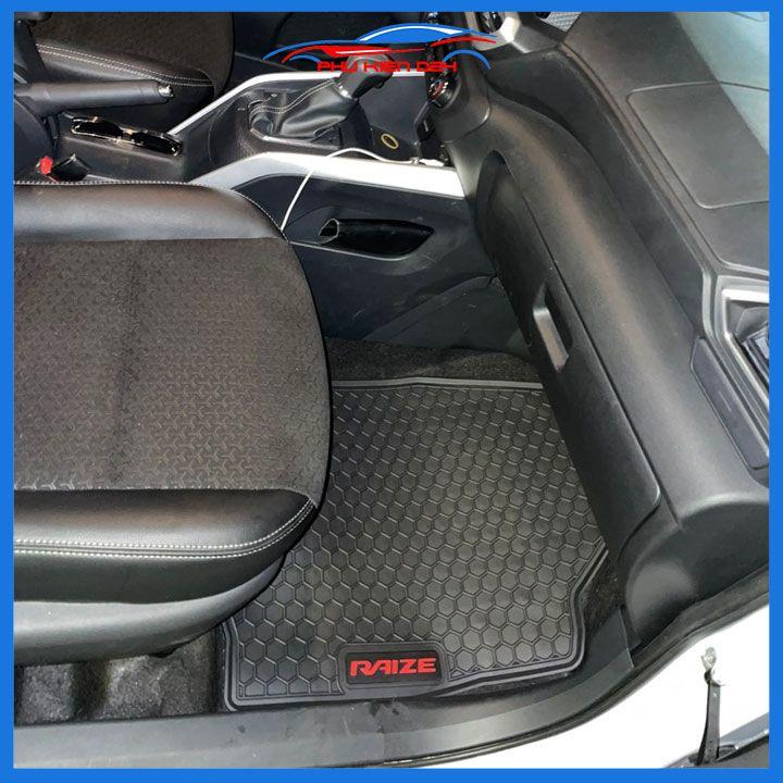 Thảm lót sàn cao su cho xe Toyota RAIZE 2012-2022 chuẩn theo xe chịu lực tốt