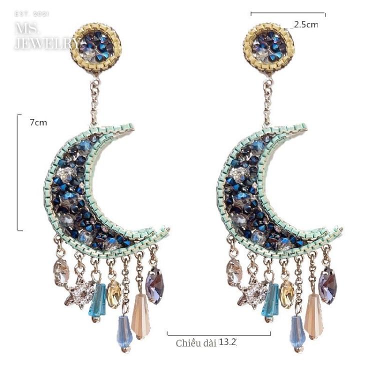 Khuyên Tai Chế Tác Thủ Công Ms Jewelry Phong Cách Hàn Quốc U008