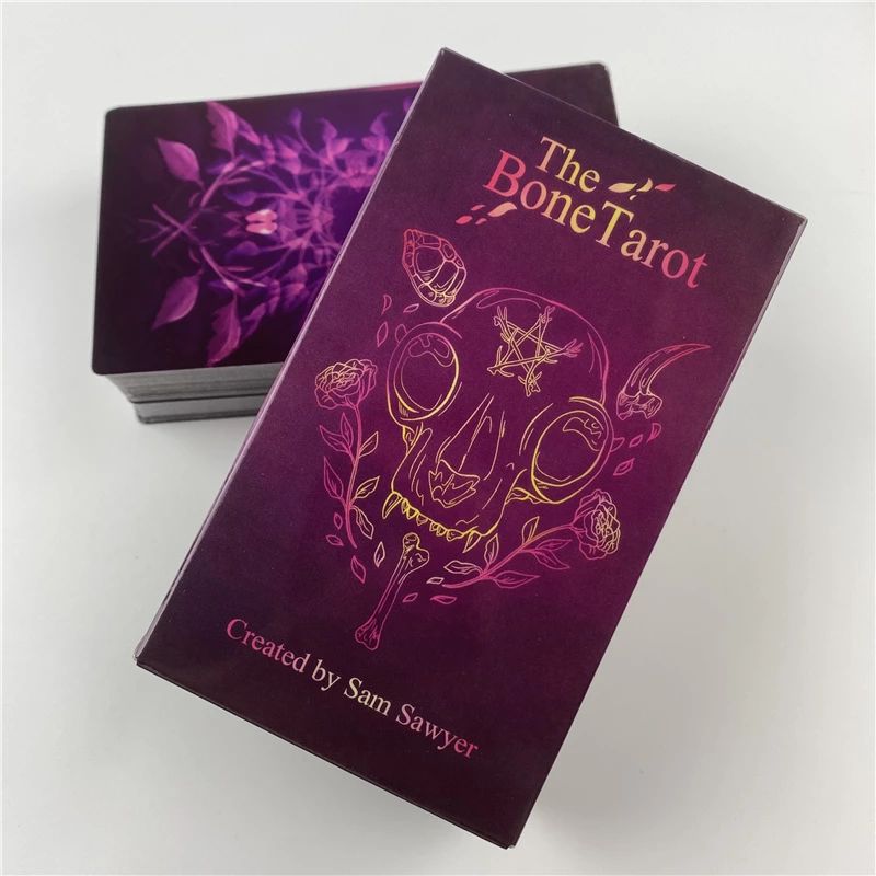 (Size Gốc) Bộ Bài The Bone Tarot  Thẻ Mạ Cao Cấp