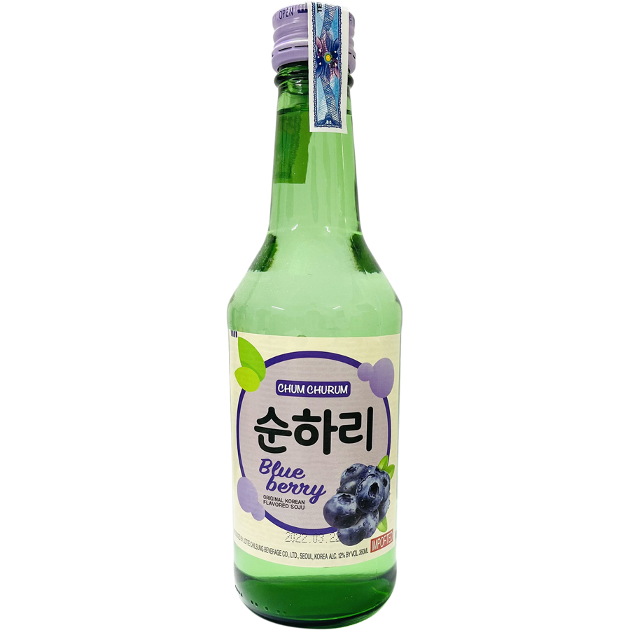 Hình ảnh Rượu Chum Churum Soju Vị Việt Quất 12% 360ml