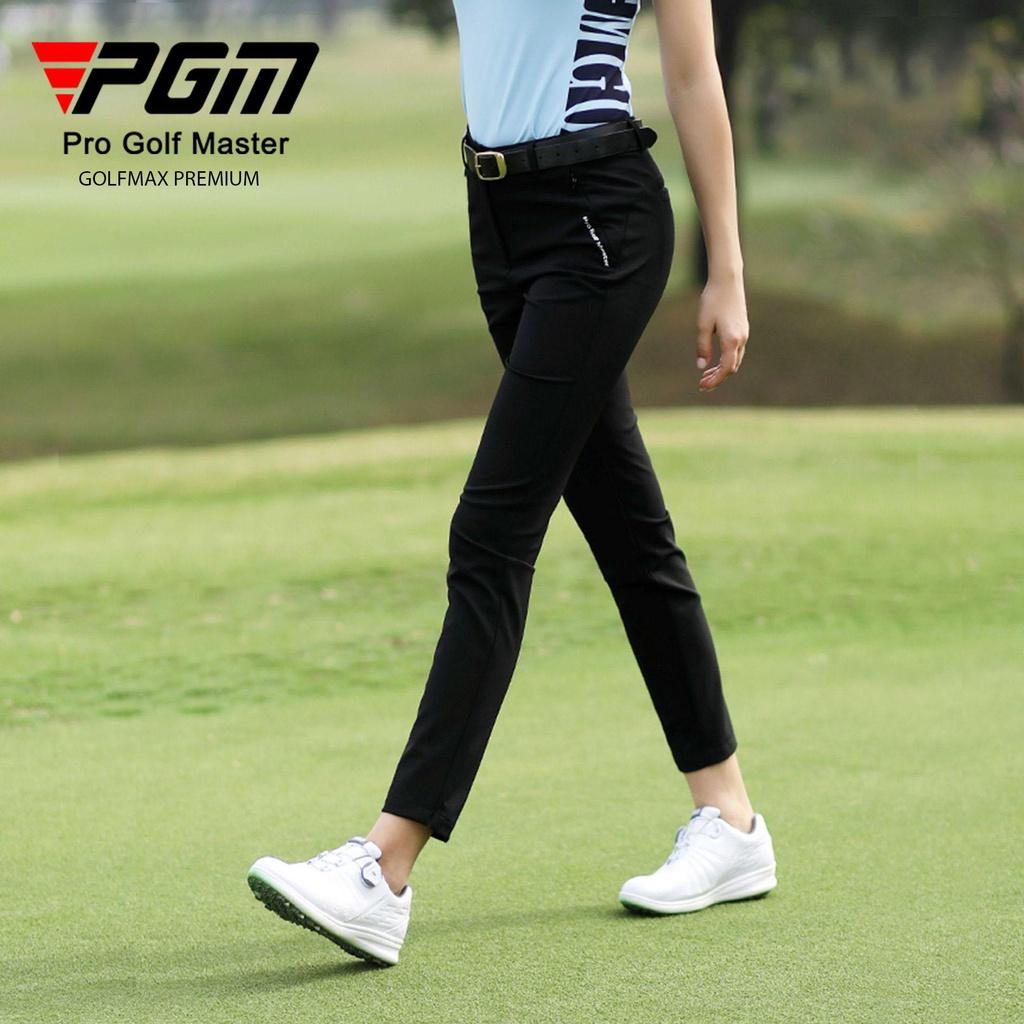 Quần dài nữ đánh Golf chính hãng PGM - KUZ127 - Chất liệu 92 % nylon+ 8% sapndex cao cấp, bền đẹp