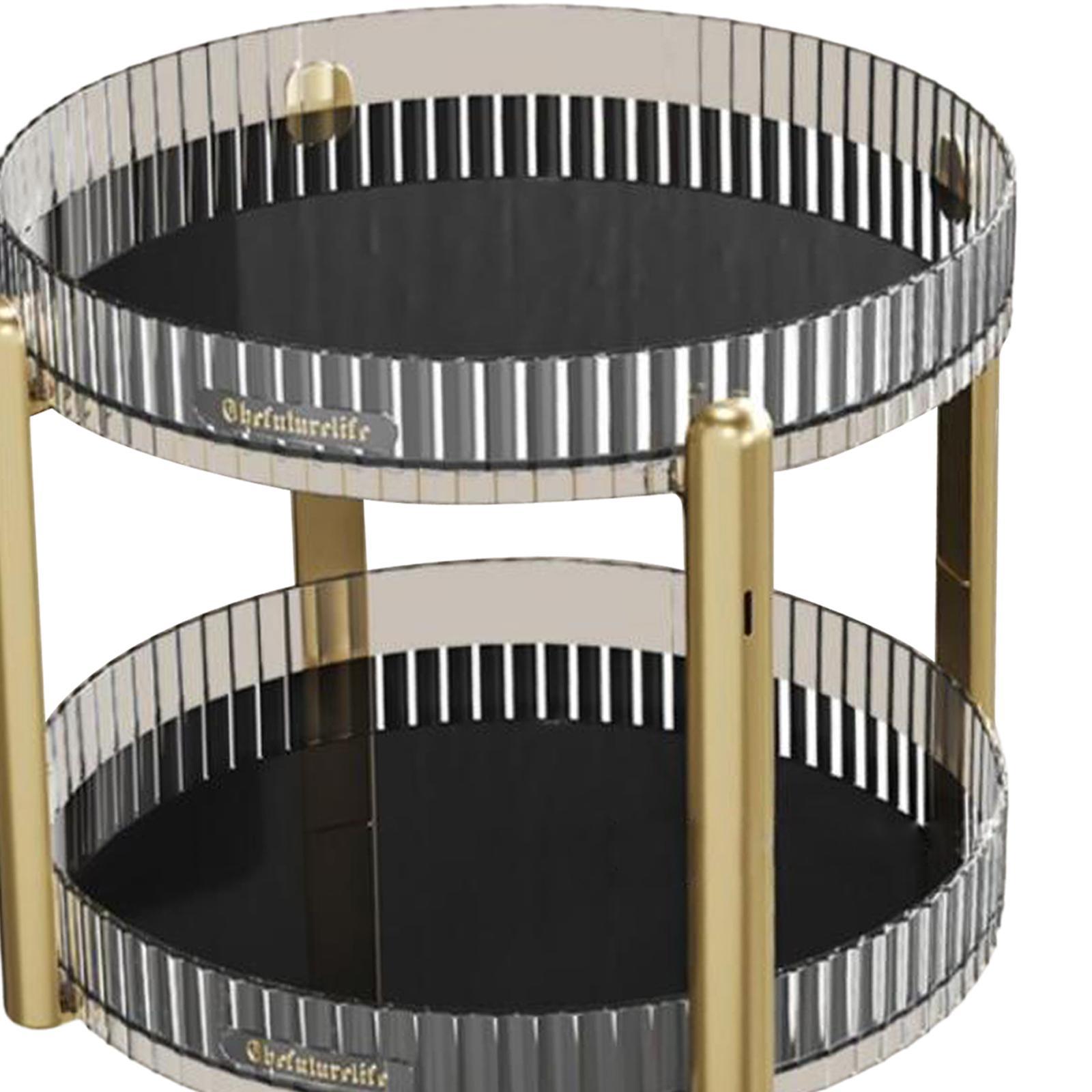 Rotating Makeup Organizer Spice Rack Cosmetic Organiser for Table