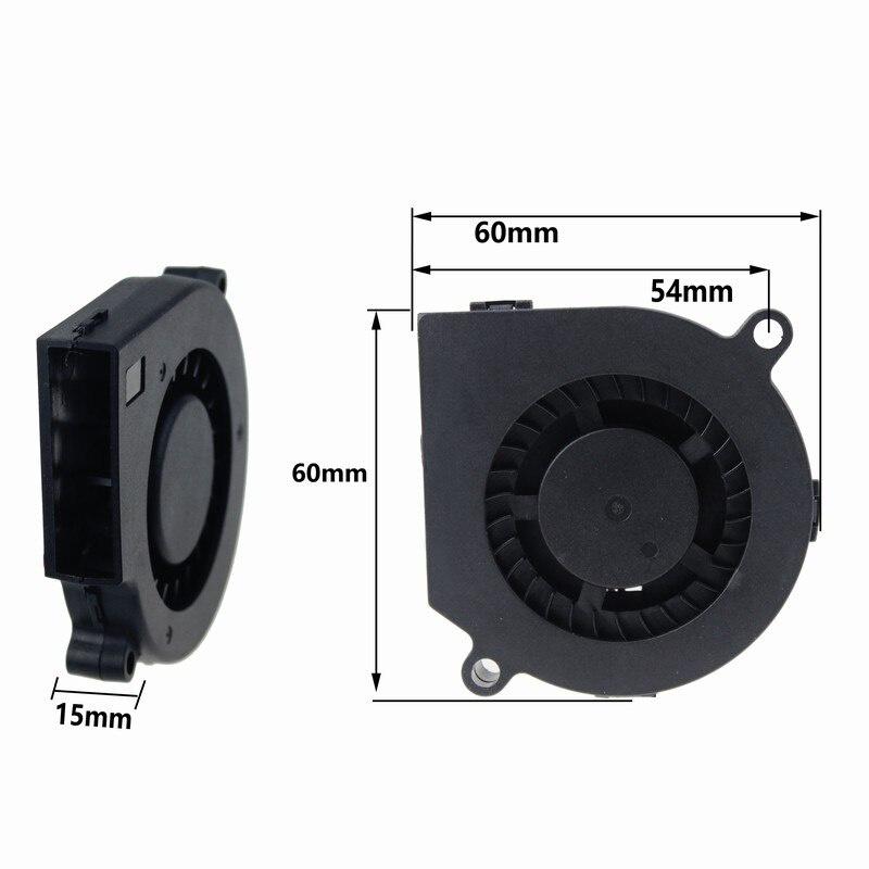 1PCS Gdstime DC 60mm x 11mm Machine Case Brushless Exhaust Blower Cooler Cooling Fan 60x11mm 11v 6011