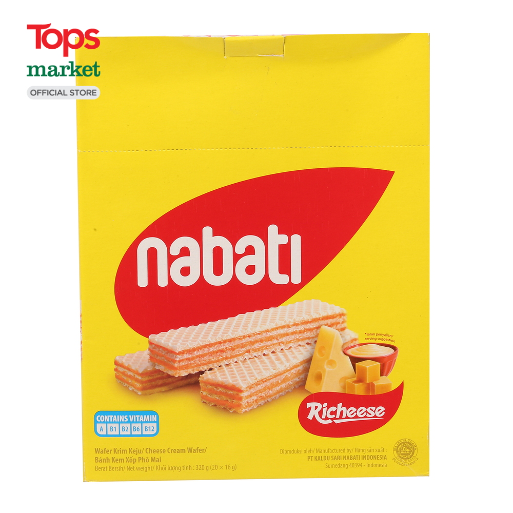 Bánh Xốp Richeese Nabati Hộp 20 gói 16G