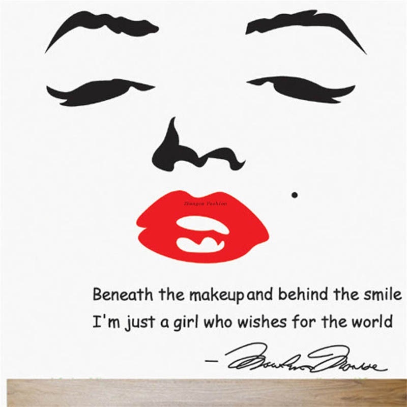 Decal dán tường marilyn monroe mẫu 2 - HP113