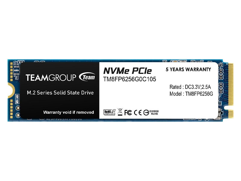 Ổ cứng SSD TeamGroup 256G MP33 M.2 PCIe Gen3x4 - Hàng Chính Hãng