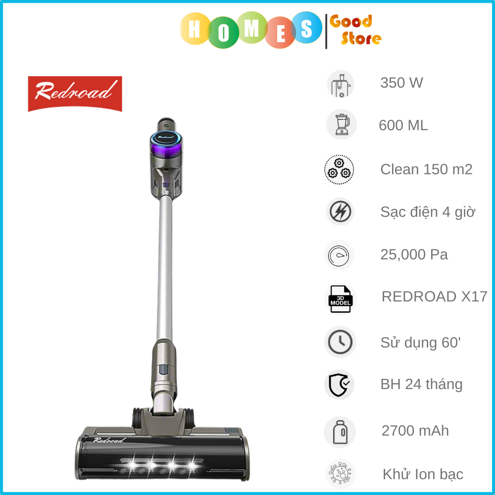 Máy Hút Bụi Không Dây Dreame R10 Rời Sạc Dễ Dàng Lực Hút 20.000 Pa Công Suất 350 W - Hàng Chính Hãng