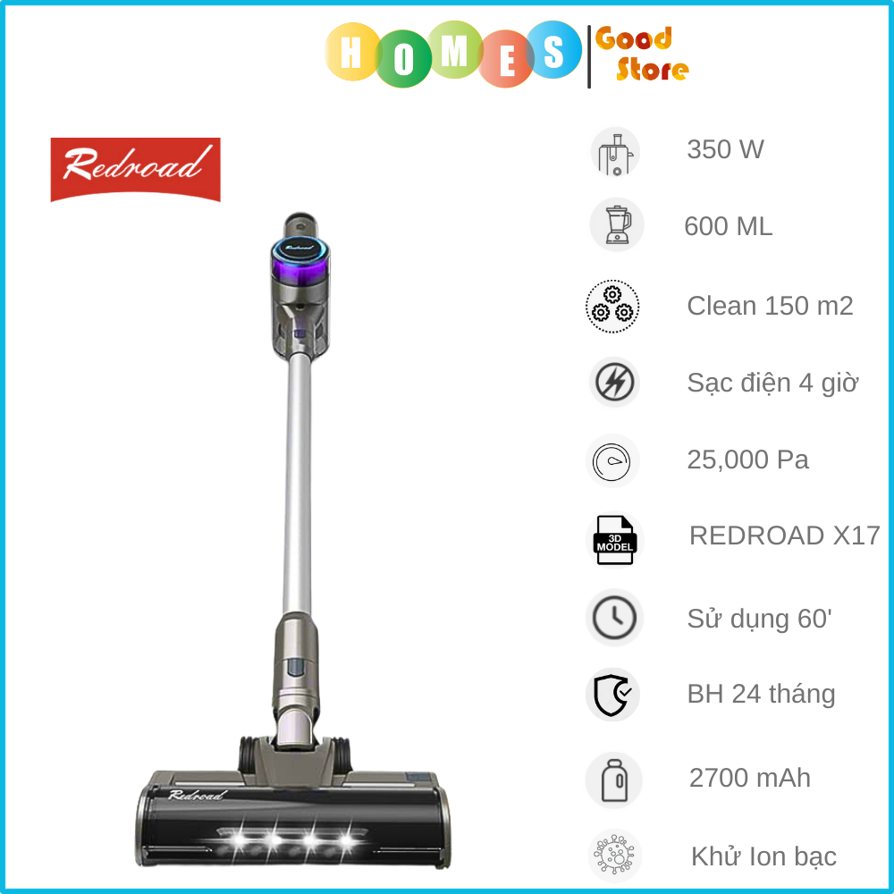 Máy Hút Bụi Cầm Tay Không Dây DREAME R10 Rời Sạc Dễ Dàng Lực Hút 20.000 Pa Công Suất 350 W - Hàng Chính Hãng